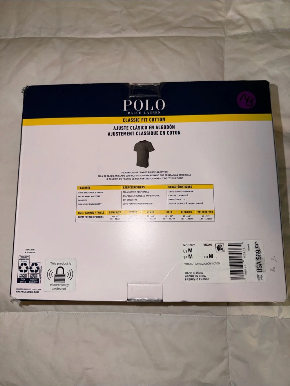 Polo by Ralph Lauren Men’s Crew Neck Tees - Gray, Red, Blue